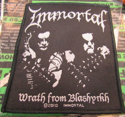 IMMORTAL PATCH NEW  RARE COLLECTABLE PRINTED ENGLISH IMPORT 