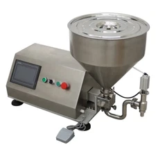TECHTONGDA Gear Pump Paste Liquid Filling Machine 110V Touch Screen Filler