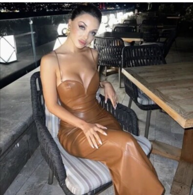 Zara Faux Leather Midi Dress Camel 2266/322 | eBay Zara Faux Leather Midi Dress Camel 2266/322 | eBay