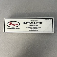 NEW DWYER 166098-00 SERIES RMB RATE-MASTER FLOWMETER
