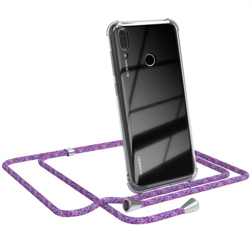 Do Huawei Y7 2019 Y7 Prime 2019 Etui na pelerynę z paskiem Łańcuch na telefon komórkowy Ochrona Silikon - Zdjęcie 19 z 26