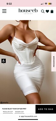 myrna satin corset dress House of CB | Dresses | New House Of Cb Myrna Tangerine Satin Corset Midi Dress Medium