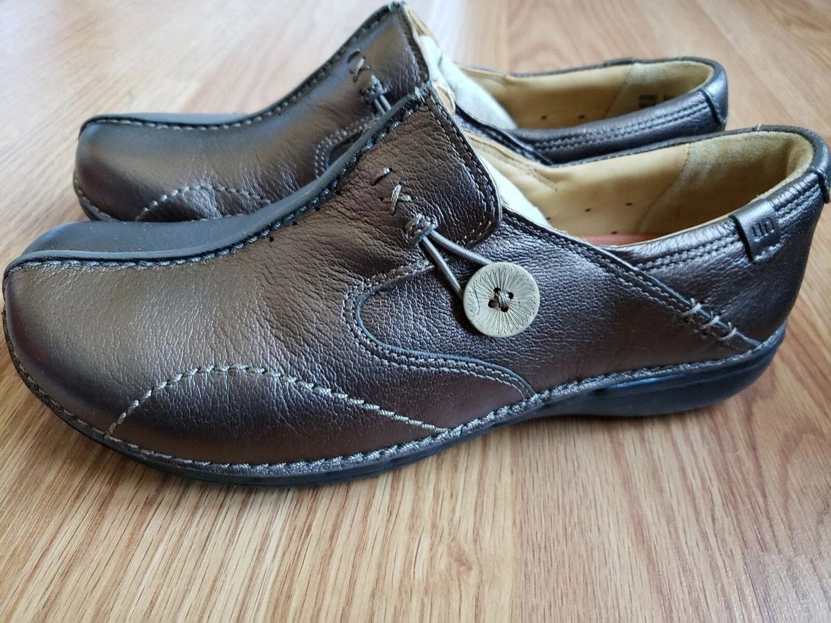 Clarks Unstructured Unloop Bronze efeth.gr