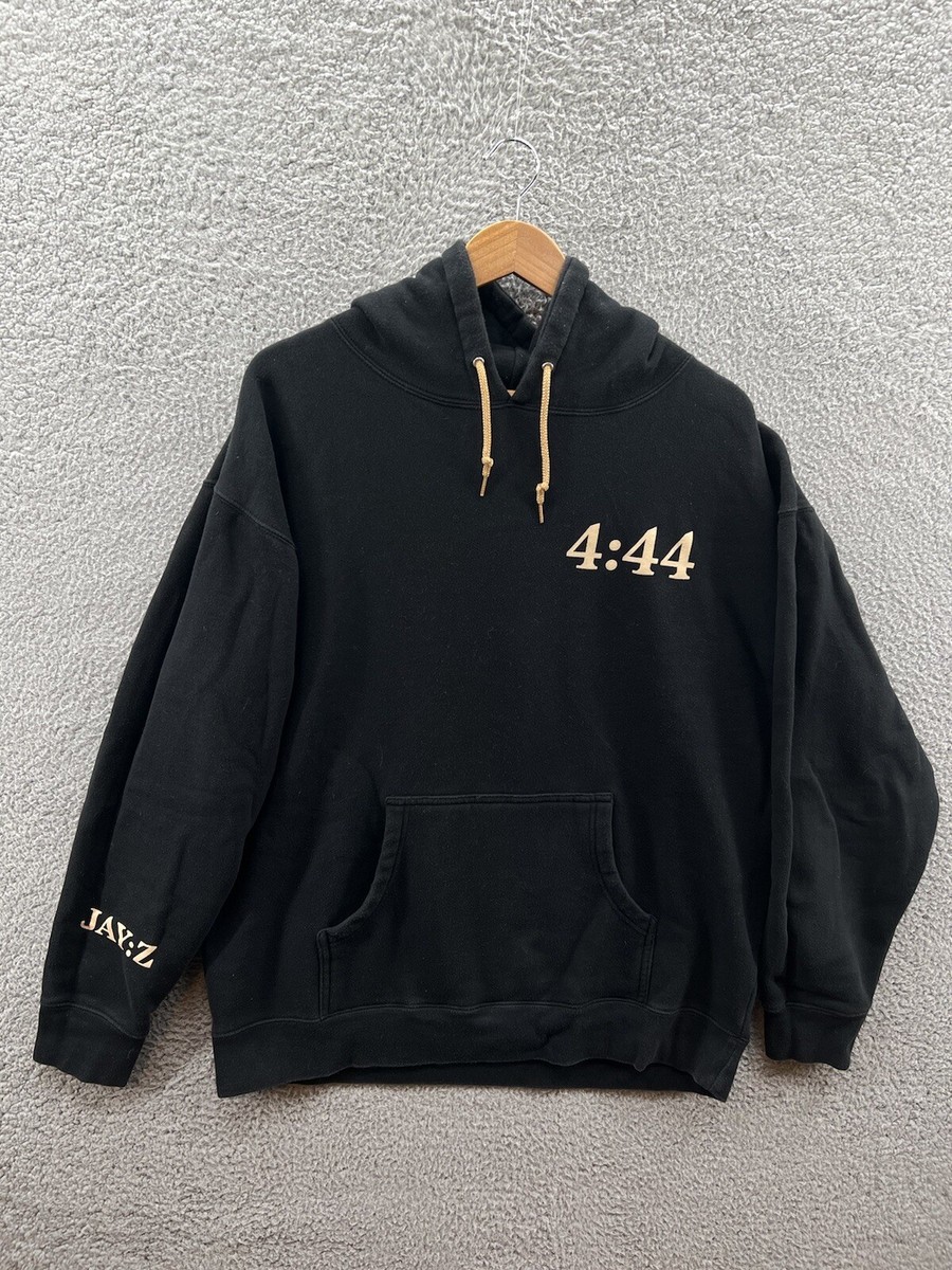 Jay-Z 4:44 Tour Black Hoodie Mens Size XL Never Seen A Ceiling In