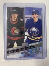 Tim Stutzel/dylon Cozens  2020-21  upper deck young guns #500 Checklist
