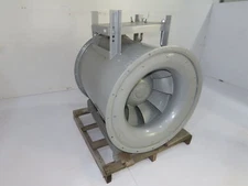 Infinair Large Industrial Inline Fully Mixed Flow Blower 32" Axial Fan