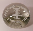 GREAT ANTIQUE Millville "ROCK OF AGES" Art Glass Paperweight (Circa 1880 - 1910) — photo 4