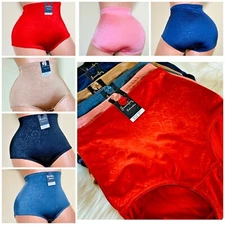 3-12 Briefs High Waisted Girdles Tummy Control Panties Jaguar Undies 69077 S-5XL