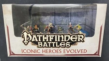 WizKids Pathfinder Battles Iconic Heroes Evolved D&D RPG 6 miniatures set