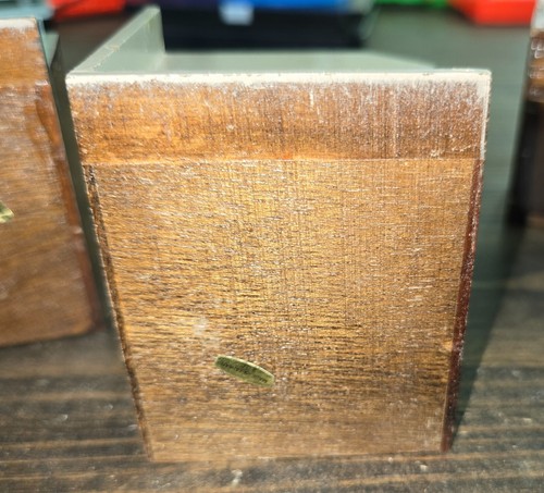 De colección Concord Casa de Muñecas Miniaturas Madera Cocina 5 piezas Juego Gabinetes Nevera Fregadero Estufa - Imagen 8 de 10