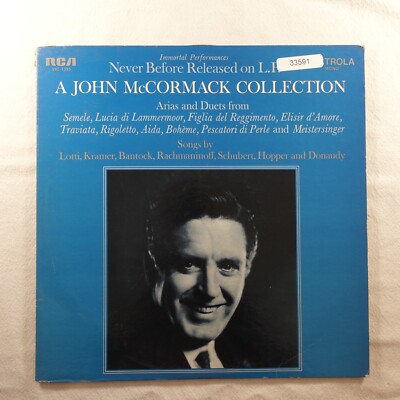Various Artists A John Mccormack  Collection LP Vinyl Record Album