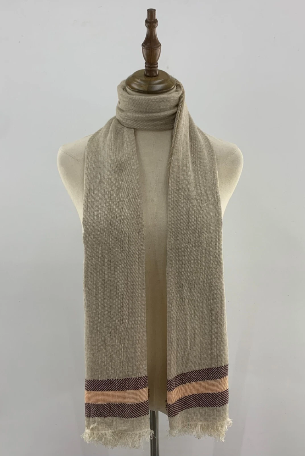 Vintage United Arrows Scarf Stole Muffler Long Neck Wrap Neckwear Foulards