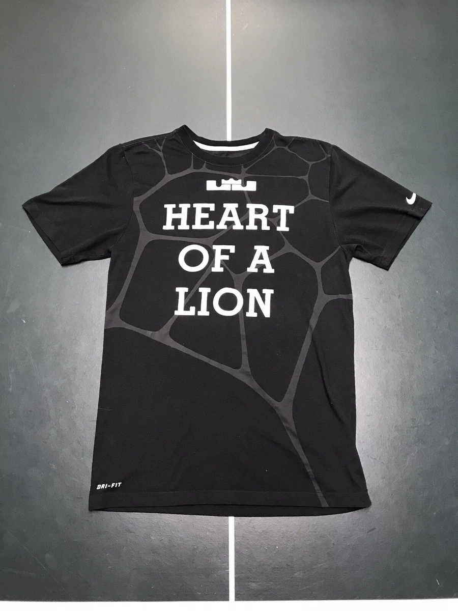Lebron james heart top of a lion