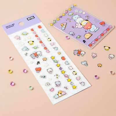 SHINee 2013年　クッキー封入ステッカー　テミン&ジョンヒョン2点セット BTS BT21 Minini Official Authentic Photocard Toploader Deco