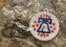 1776-1976 Bicentennial FOB Keychain Key Ring Brand New Never Opened