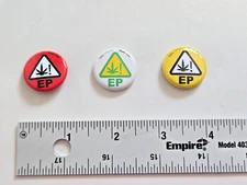 Edie Parker Flower EP Pin Flare Pinback Promo Budtender