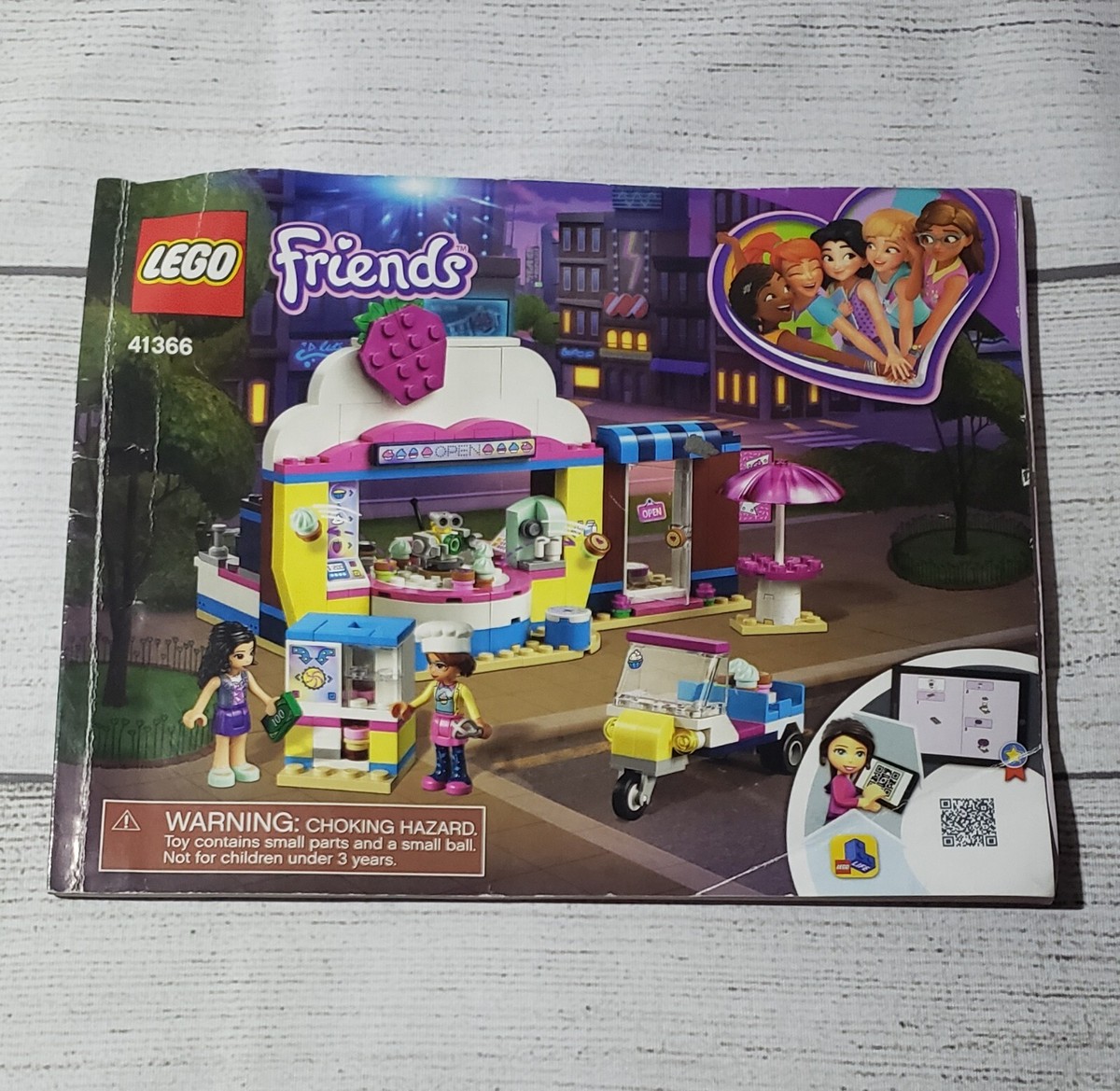 Lego Friends 41366 Olivia's Cupcake Cafe INSTRUCTION BOOK ONLY | eBay