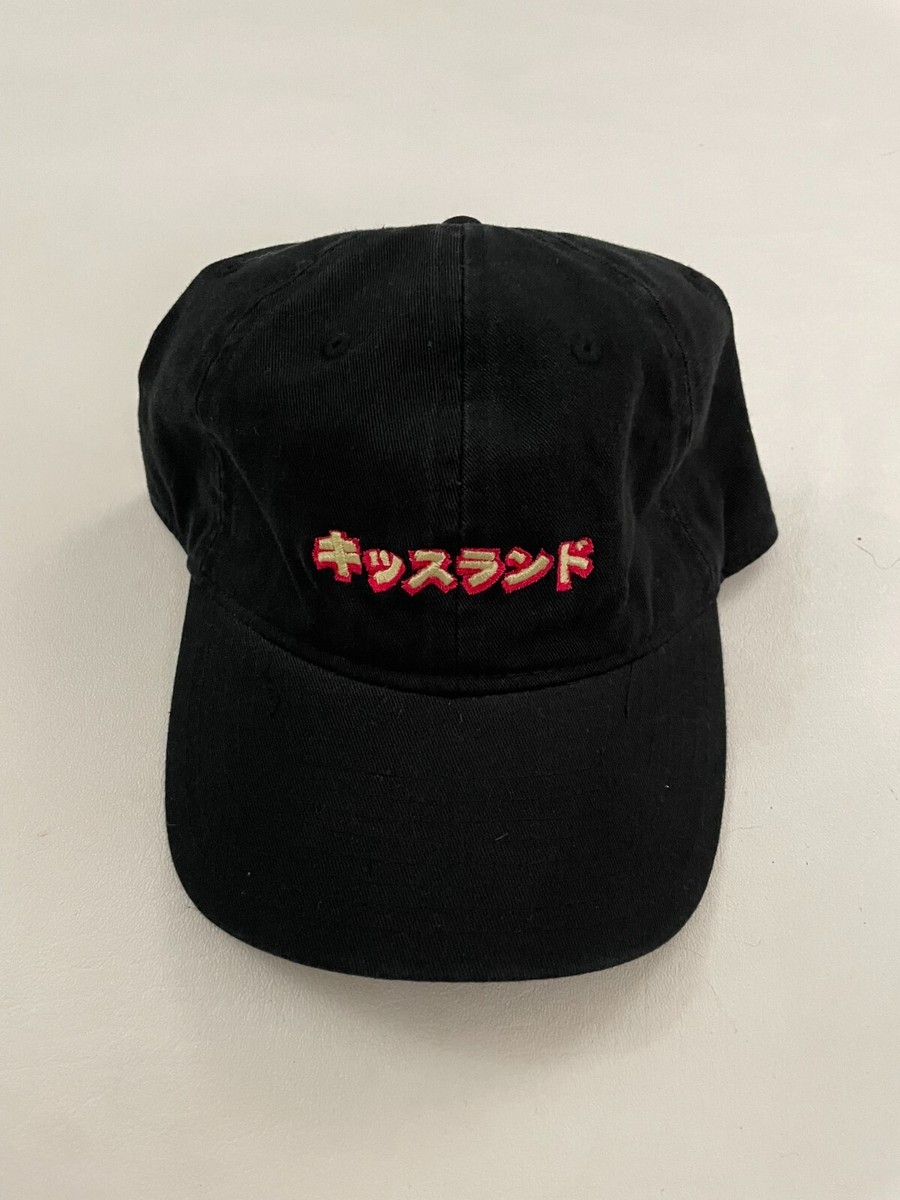 The Weeknd Kiss Land Embroidered Graphic Black Baseball Cap Hat