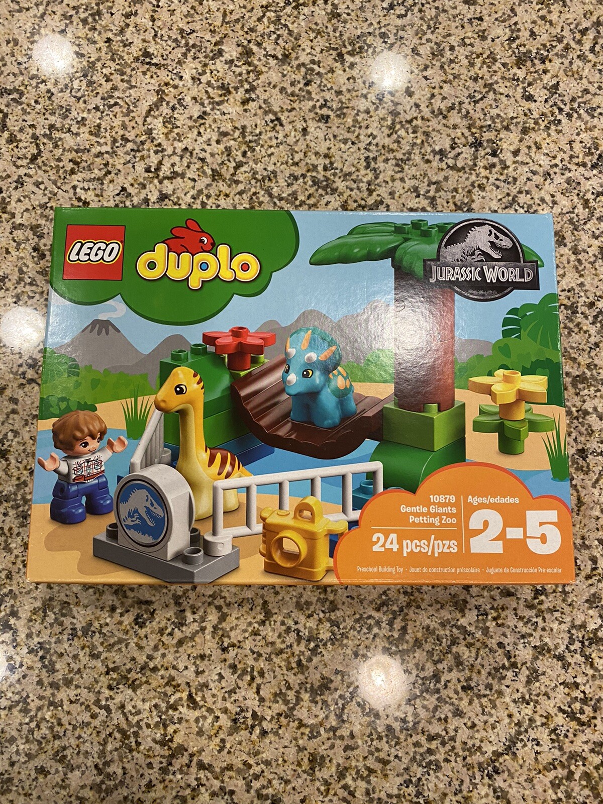 lego jurassic world petting zoo