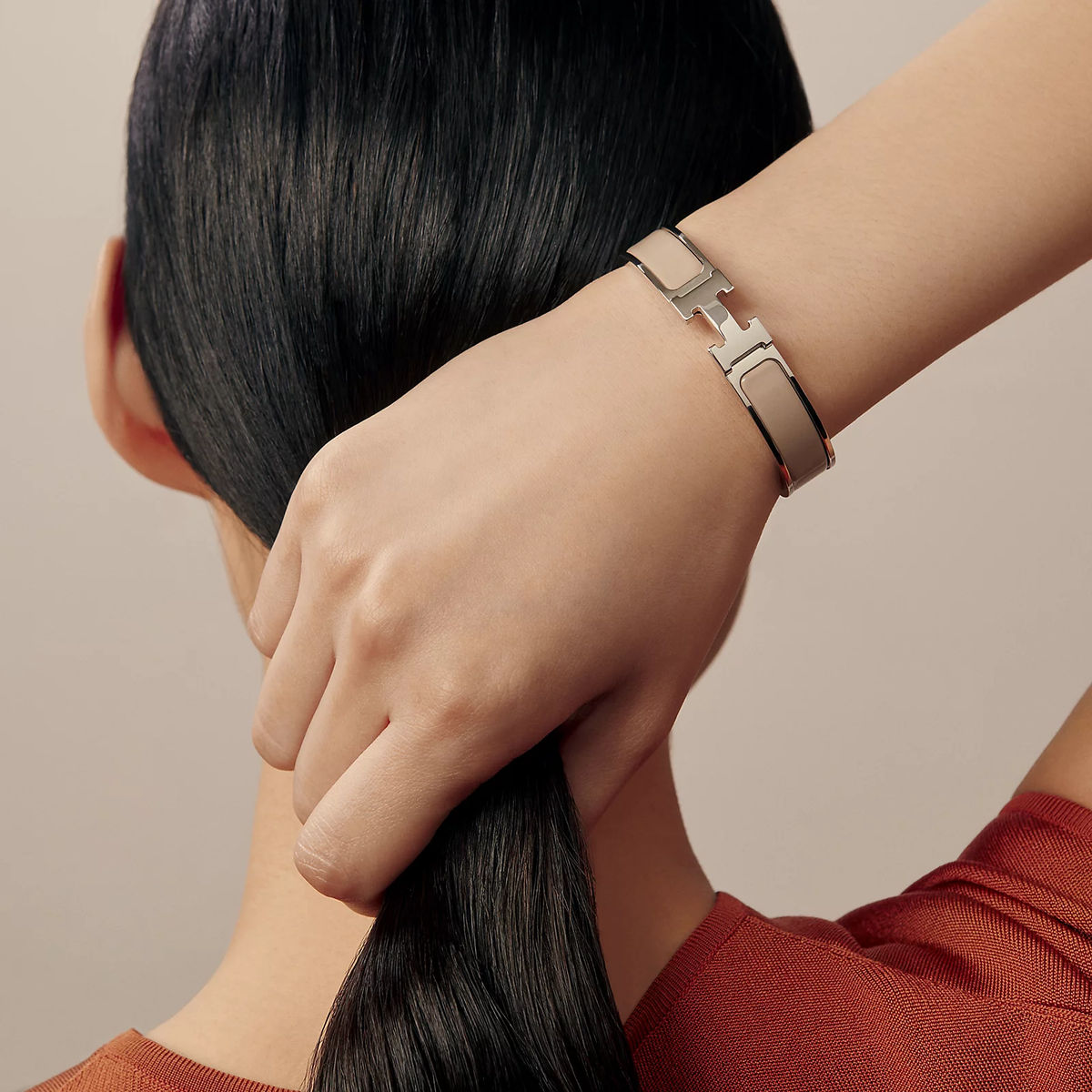 marron glace hermes bracelet