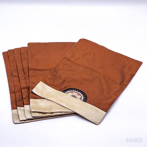 Vintage Cutlery Mat made of Fabric Cutlery Pockets Place Setting Mat for Cutlery - Picture 6 of 8