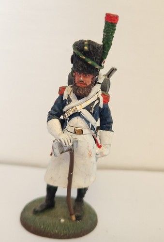 Figurine Militaire 1/32 Del Prado - Sapeur Autrichien à Pied, époque Napoléon - Peinte En Plomb, Occasion