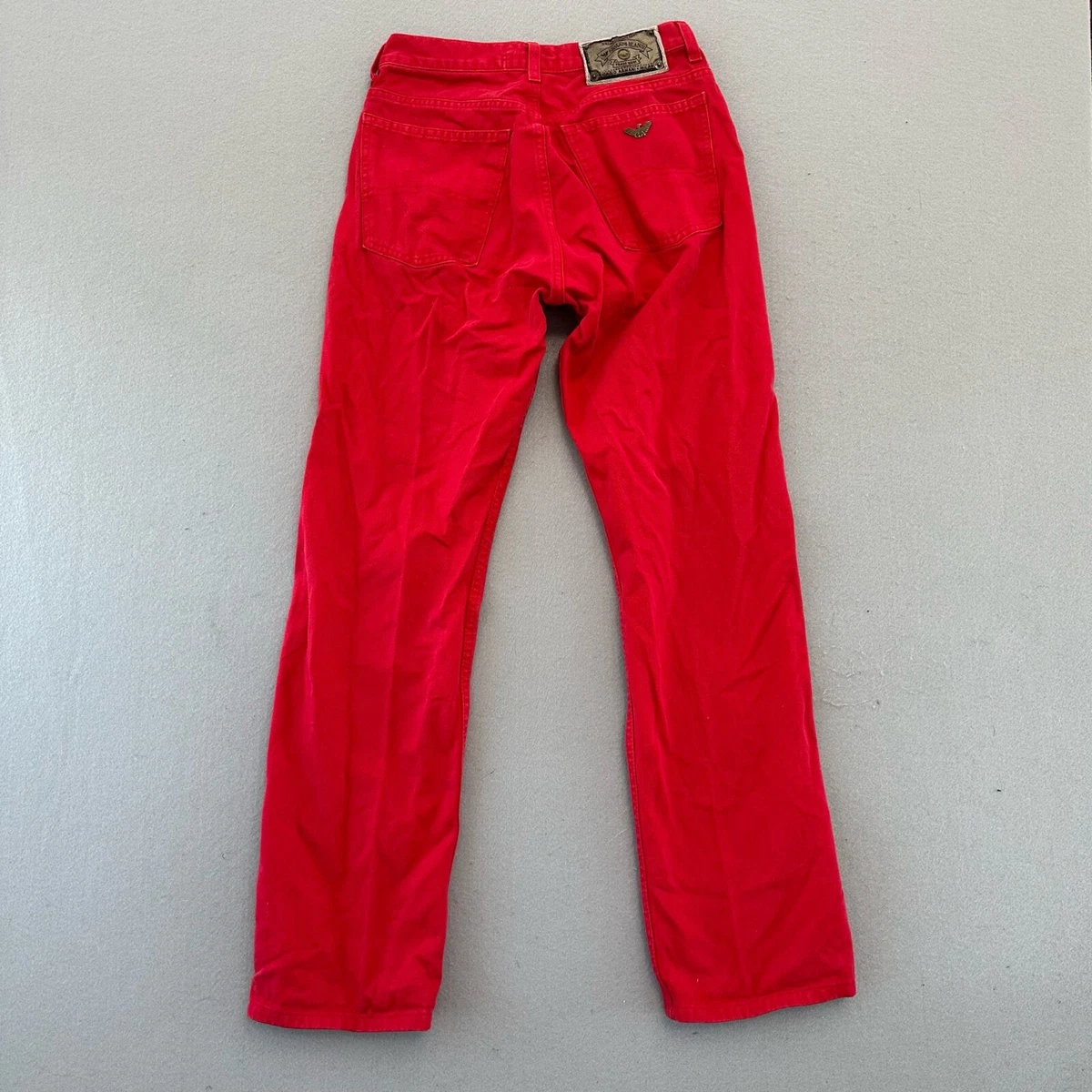 Armani red hotsell jeans