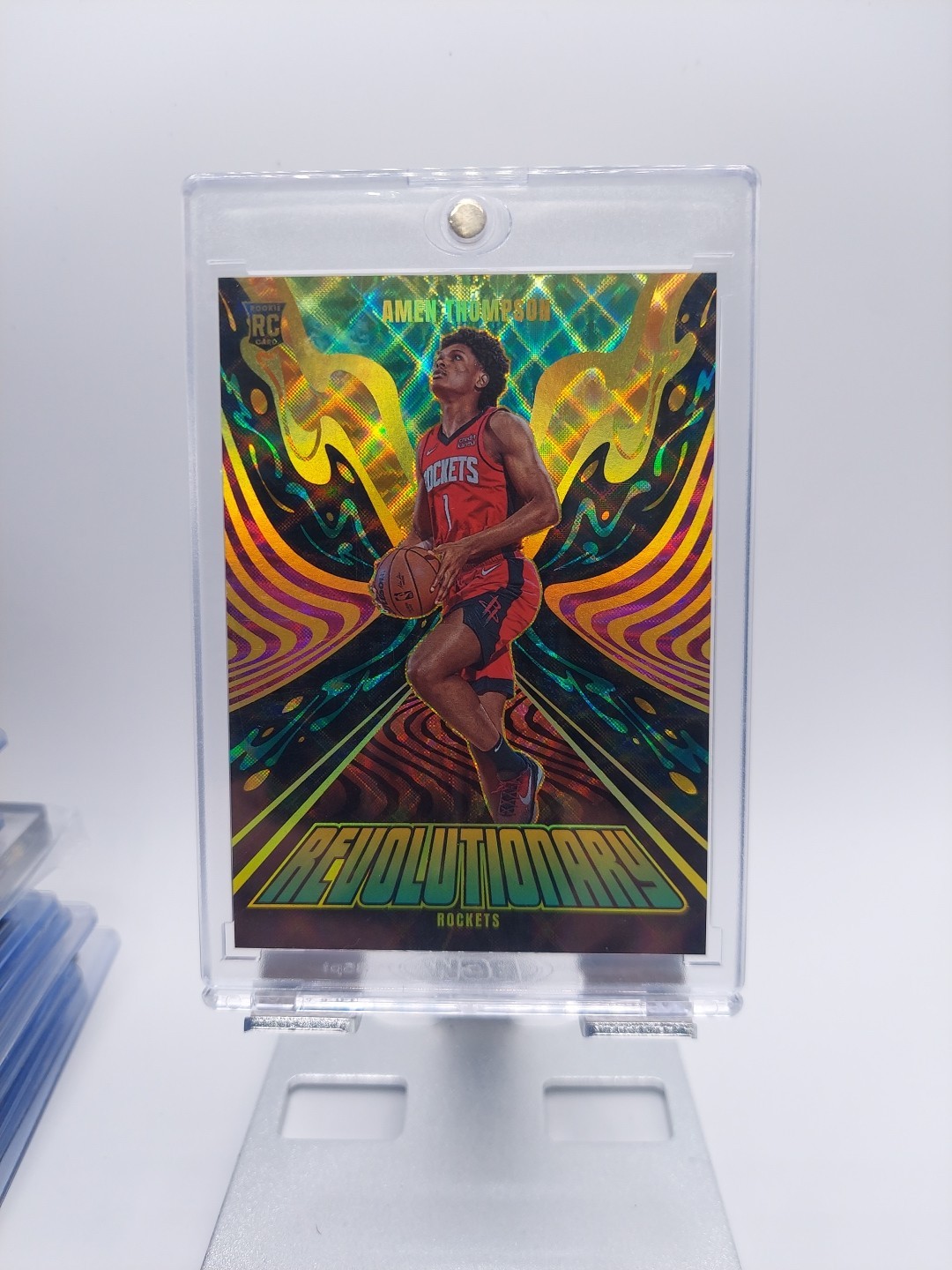 Amen Thompson Rookie Case Hit 2023-24 Panini Revolution Revolutionary #11 