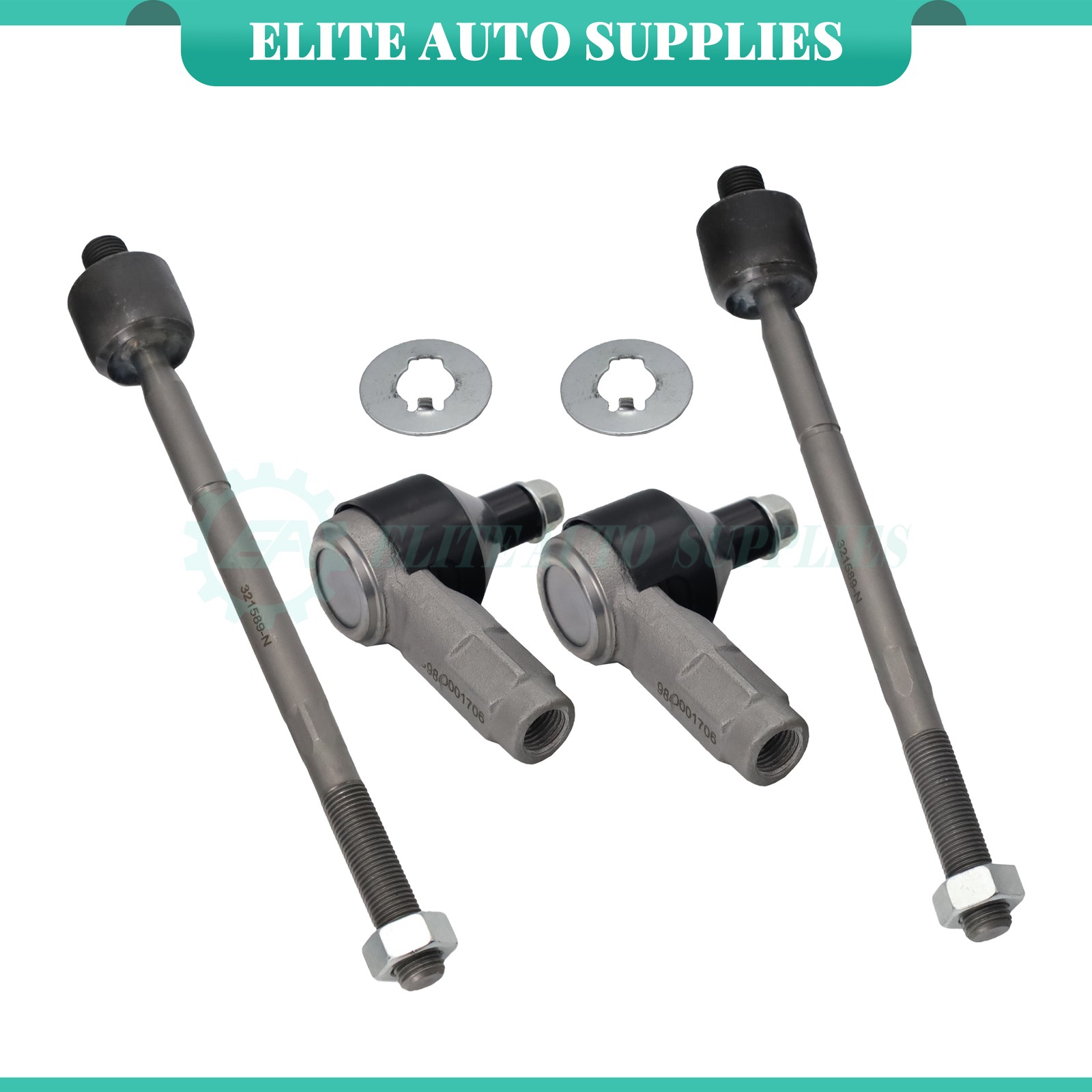 Maserati Quattroporte 2003-2012 Right Outer Tie rod ends Set