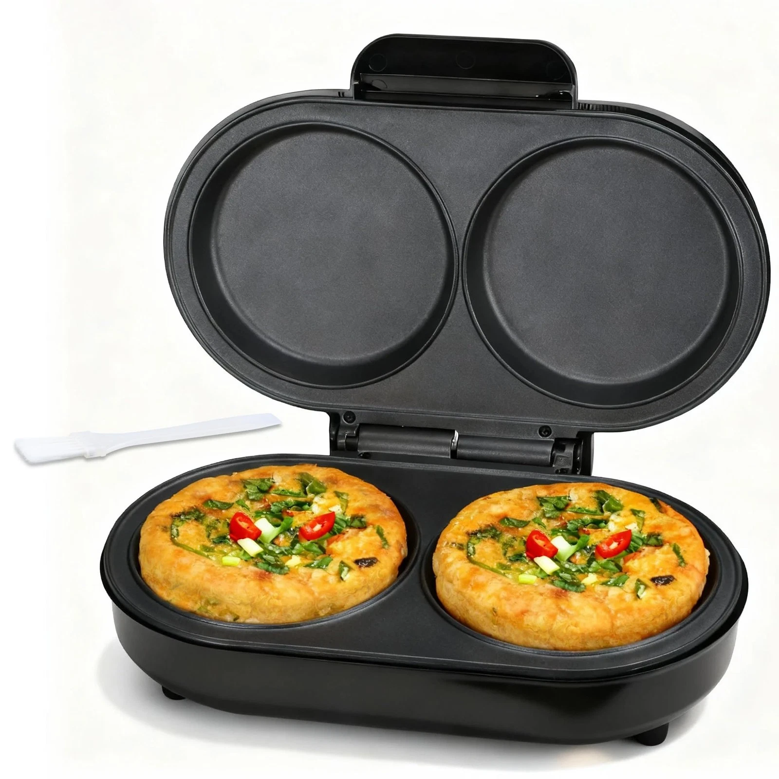 Omelette Maker Electric, Omelette Pan Nonstick, Dual Omelette Makers with 2 x...