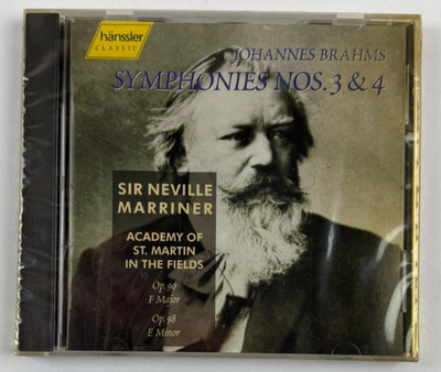 Johannes Brahms   Symphonies Nos. 3 & 4 CD Classical Orchestral New Sealed  