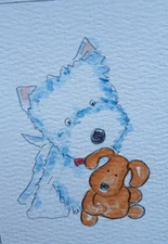 Aceo Original mixed Media Art Card