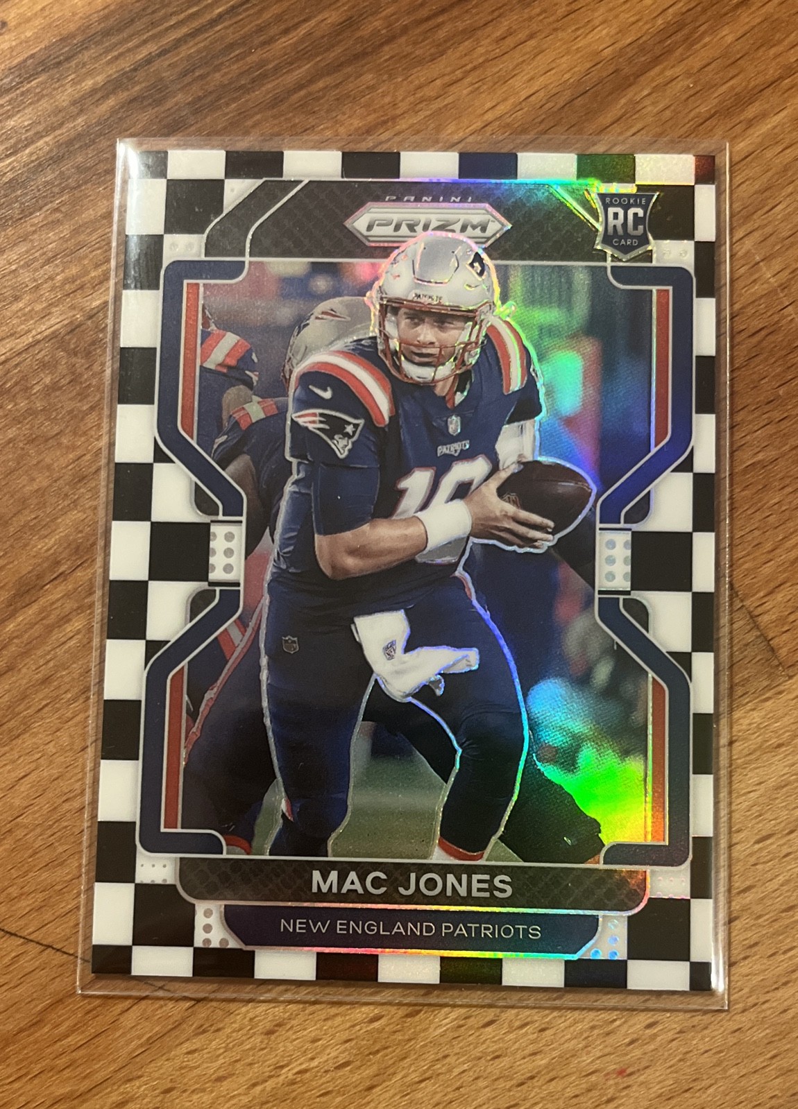 2021 Panini Prizm - Rookie Mac Jones #336 Black & White Checker Prizm (RC)