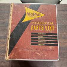 1959 1960 Mopar Passenger Car Parts Lists Catalogs Plymouth Dodge Thick