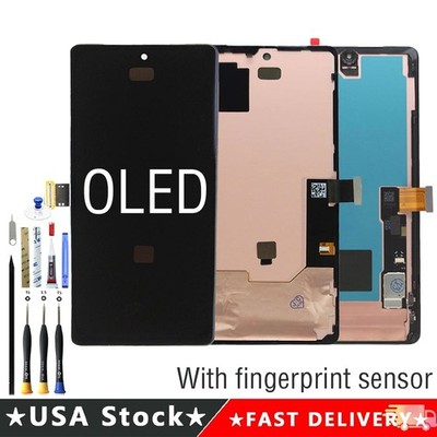 OLED Display Touch Screen Digitizer Assembly Frame For Google Pixel 7 / 7 Pro