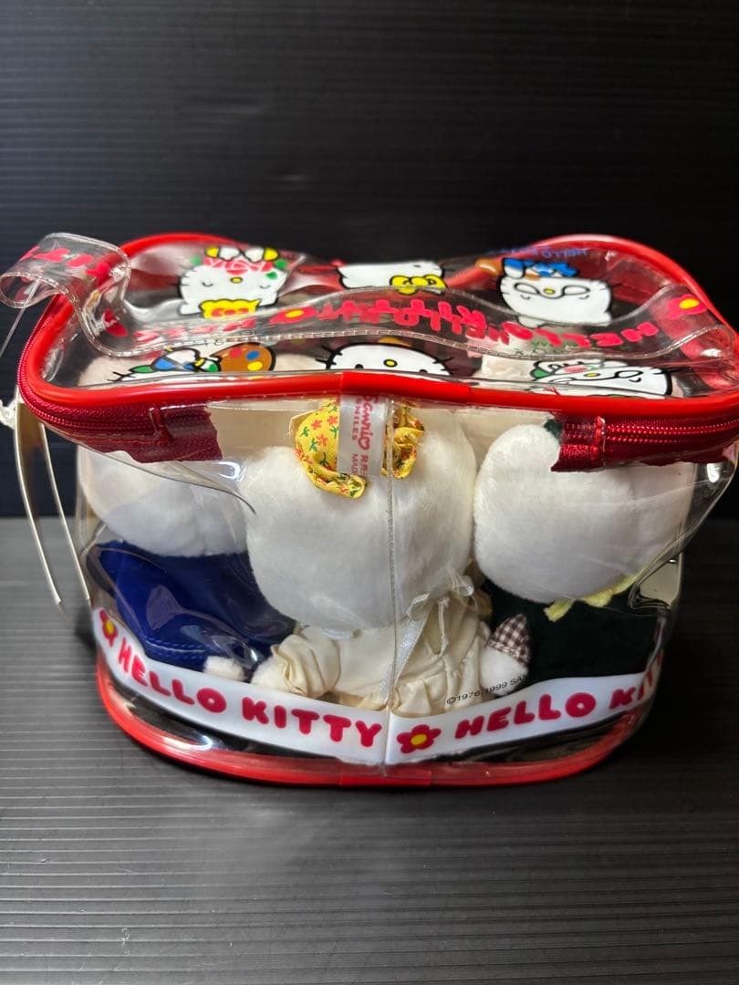 Hello Kitty 25th Anniversary Family Plush Toy 1999 Retro Rare