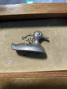 Duck Buffet Card Holder No Markings Silver Color