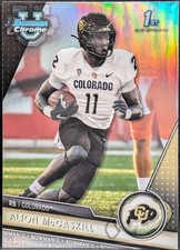 2023 Bowman University Chrome Refractor #26 Alton McCaskill Colorado Buffaloes