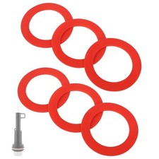 6 Pack Flush Valve Seal for Mansfield, Fixed You Leaking Toilet Replacement