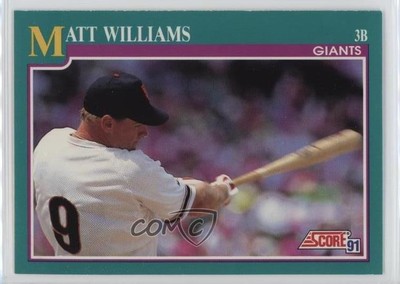 1991 Score Matt Williams #189 14x1