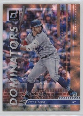 2020 Panini Donruss Dominators /999 Pete Alonso #D-2 10k8