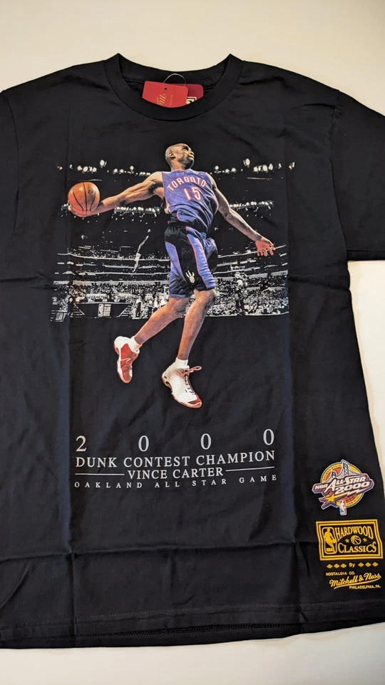 Mitchell & Ness Vince Carter 2000 NBA Slam Dunk Contest Champ Small T-Shirt NWT - Image 4 of 4