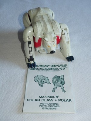 Transformers Beast Wars 1996 Polar Claw 100% komplett