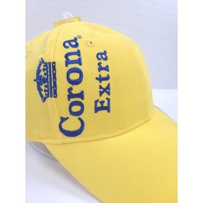 Corona Extra Beer Yellow Cotton Adjustable Strapback Baseball Cap Hat New