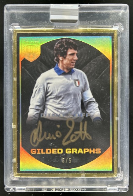 2018 Panini Eminence Dino Zoff Gilded Graphs Gold #/5 Italy