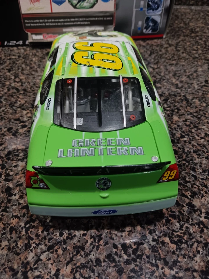 Roush Racing #99 Lanterna Verde Ford Jeff Burton 2004 Preferred Diecast NASCAR DC - Imagem 4 de 4