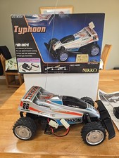 Vintage RC Radio  Controlled Nikko Typhoon Car Untested No Battery Or Charger