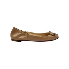 Christian Louboutin Gloriana Ballet Flats En Cuir Rose Nude EU 38,5 US 8 - 745 $