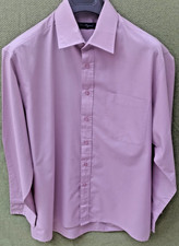 Tom Hagan Men’s Pink Long Sleeve Shirt – 16.5" Collar – 24" Pit-to-Pit