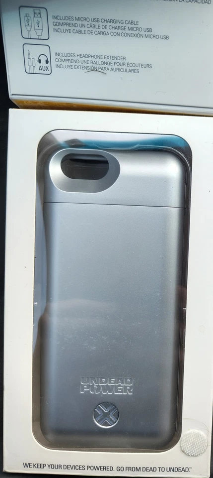 iPhone 6 Battery Power Case 3000 mAh Maven Lenmar 110% More Power Silver NEW - Изображение 2 из 4